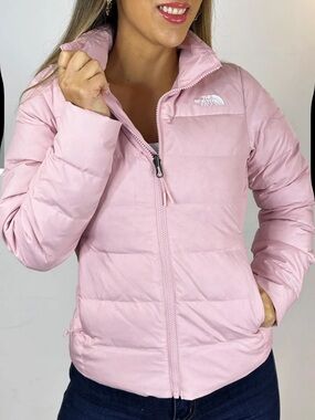 The North Face Women’s Pastel Pink Quilted Puffer Jacket